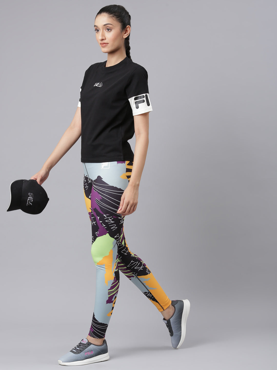 Fila Women Black Tignes T-Shirt