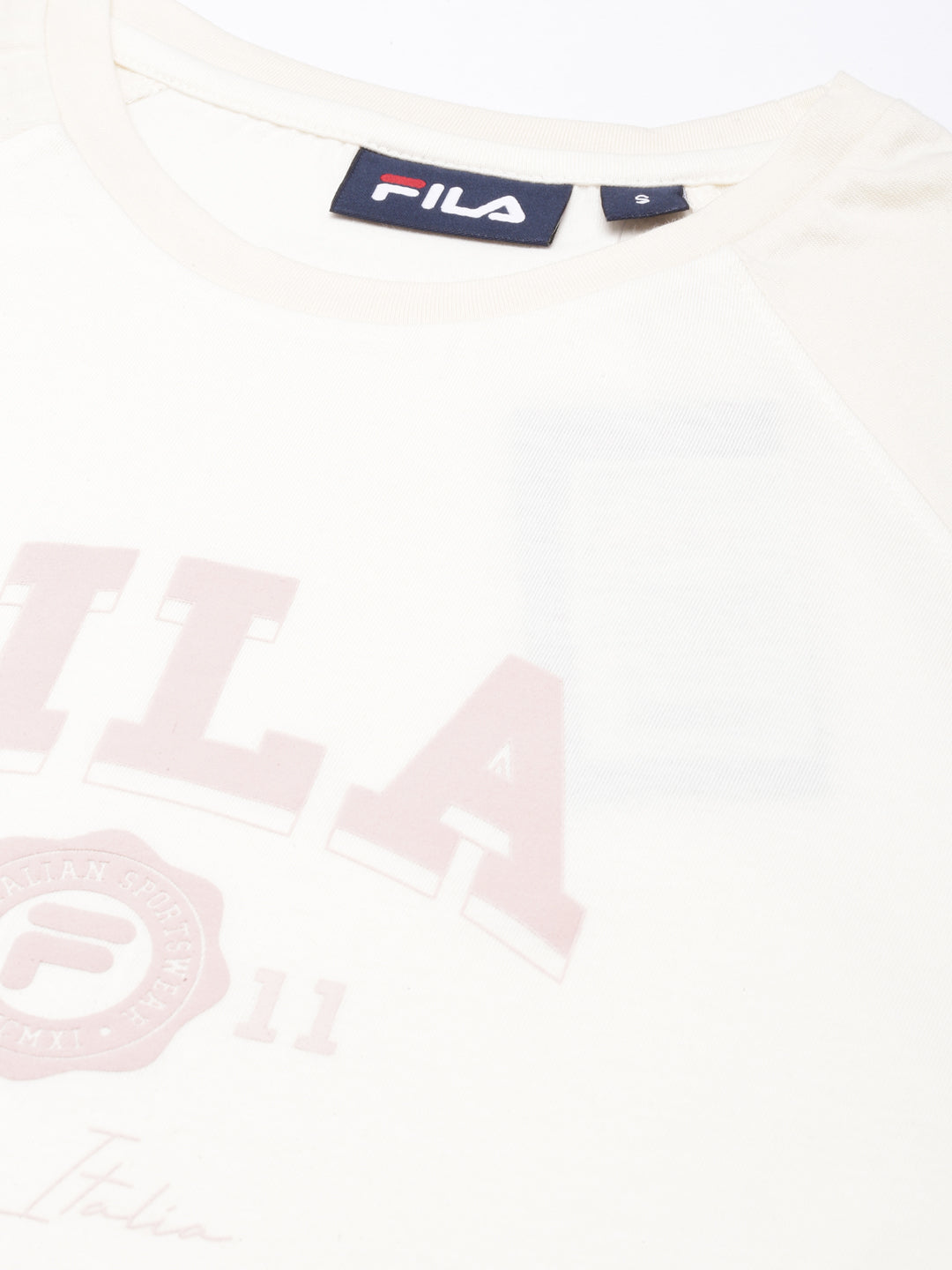 FILA Adults-Women Cream T Shirts
