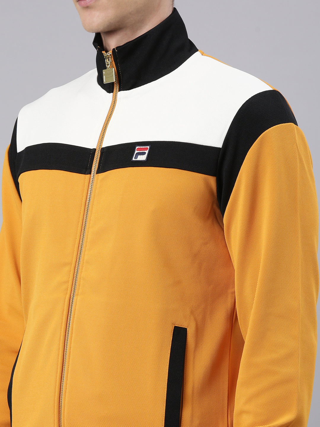 Fila Men Yellow Cruz Men Jacket