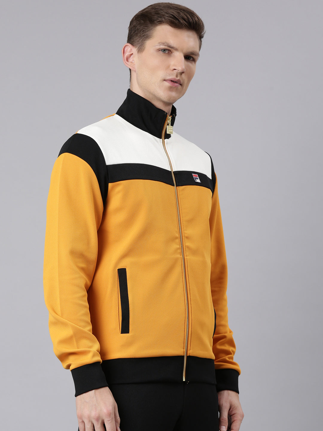 Fila Men Yellow Cruz Men Jacket