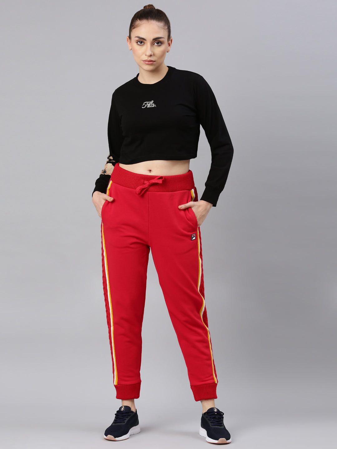 FILA Adults-Women Black Tops