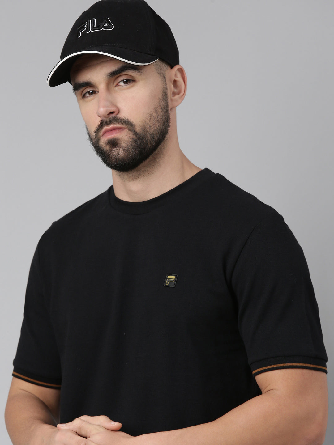 Fila Men T-Shirts Gold Line