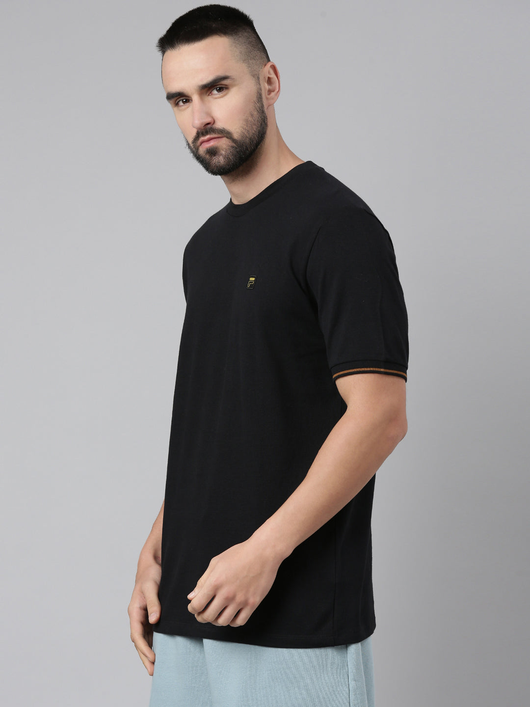Fila Men T-Shirts Gold Line