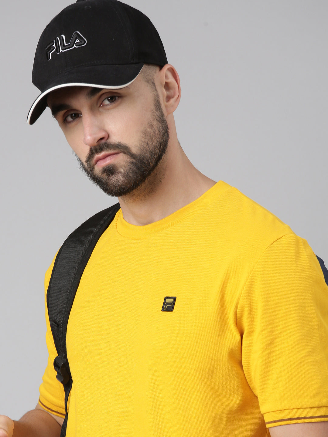 Fila Men T-Shirts Gold Line