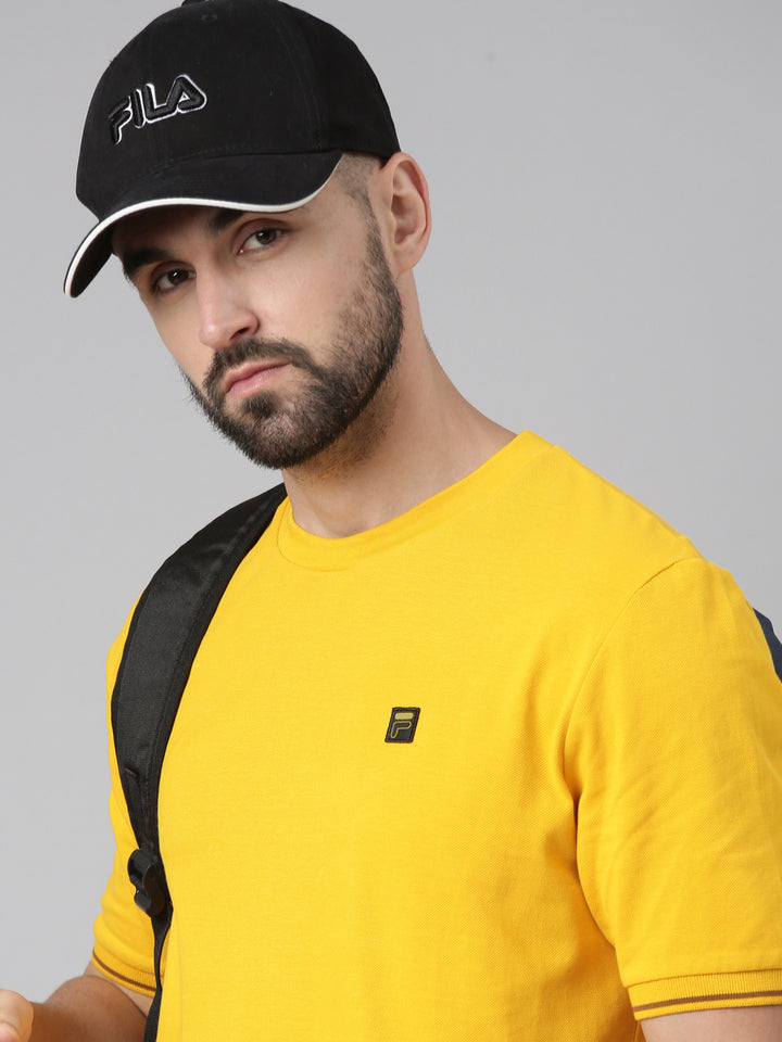 Fila Men T-Shirts Gold Line