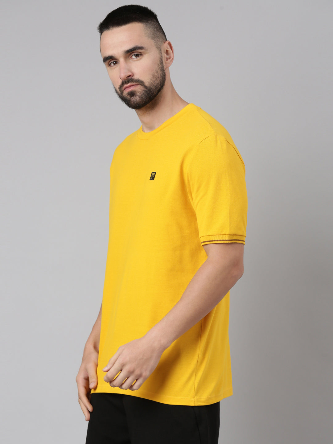 Fila Men T-Shirts Gold Line