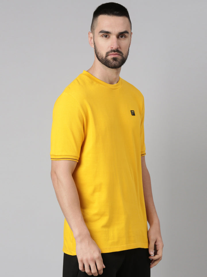 Fila Men T-Shirts Gold Line