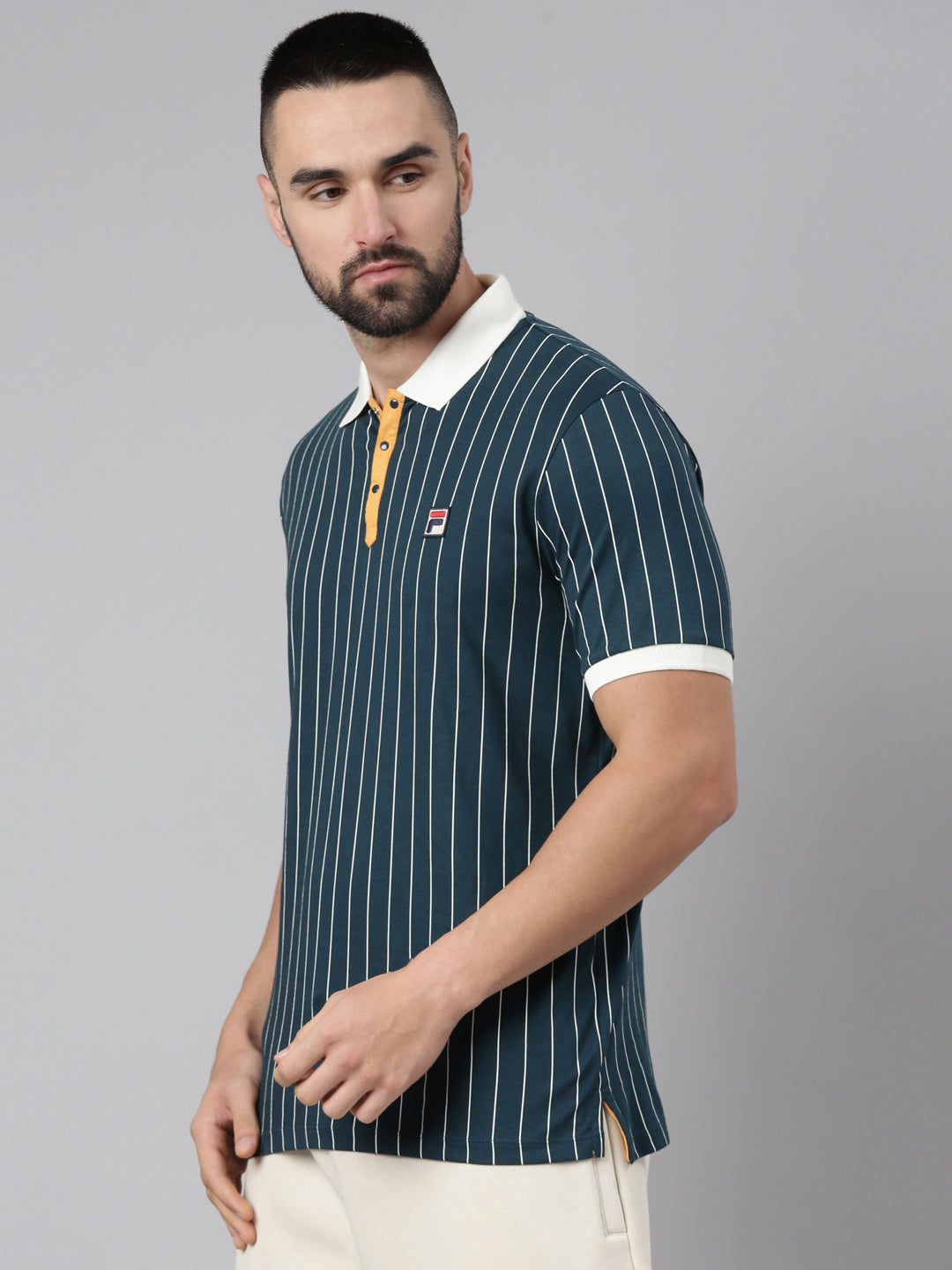Fila Men Blue Polos Fashioncore