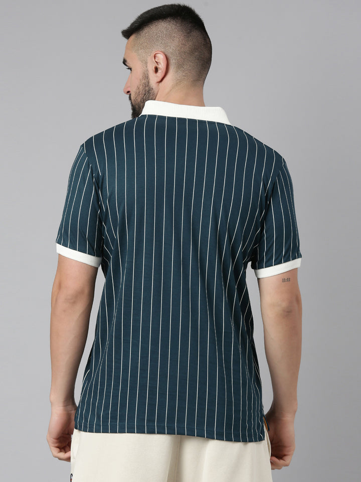 Fila Men Blue Polos Fashioncore