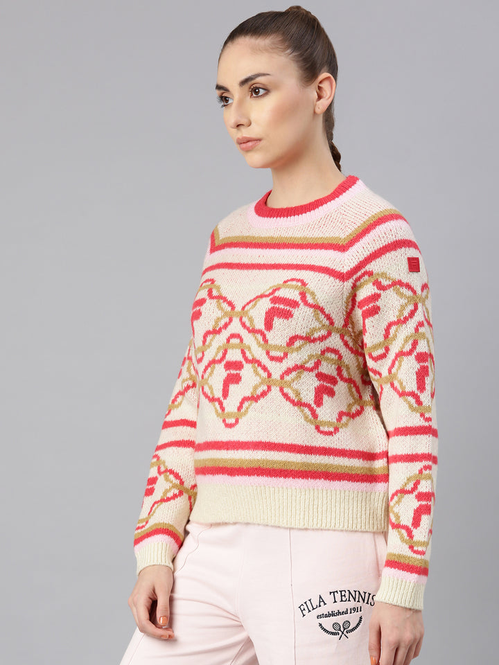 FILA Adults-Women Multicolor Sweater