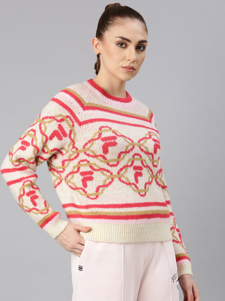 FILA Adults-Women Multicolor Sweater