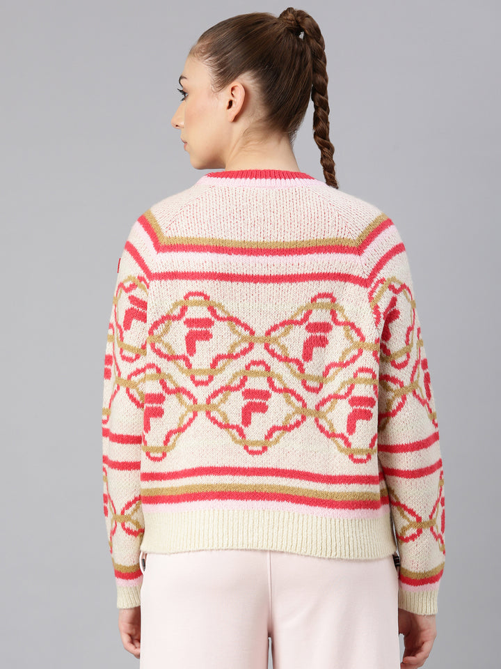 FILA Adults-Women Multicolor Sweater