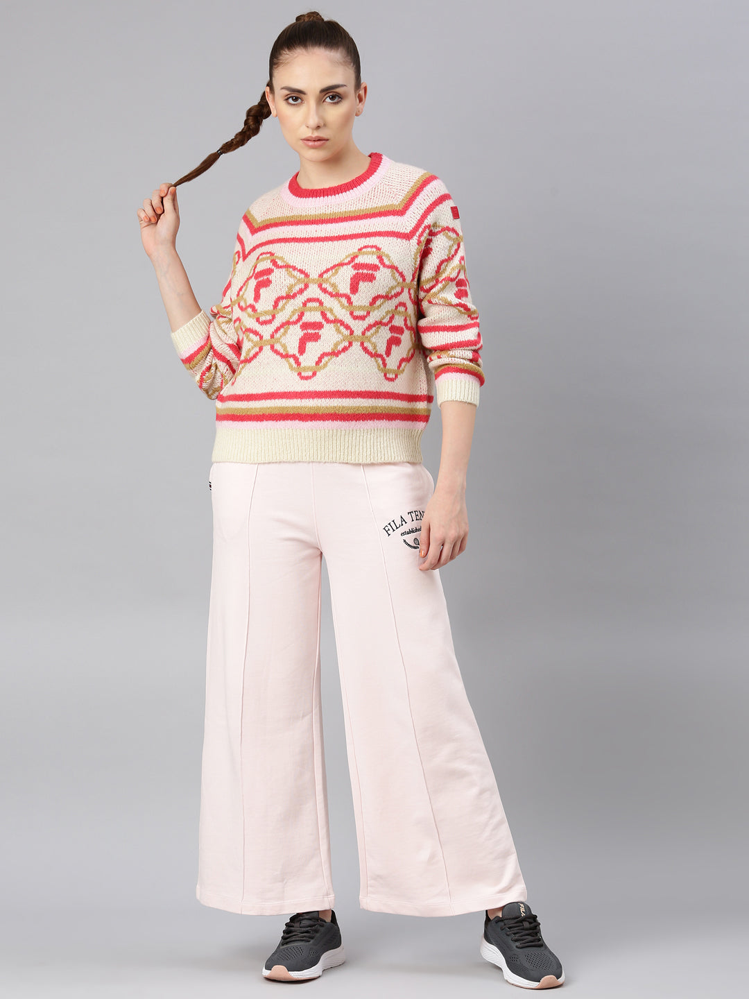 FILA Adults-Women Multicolor Sweater