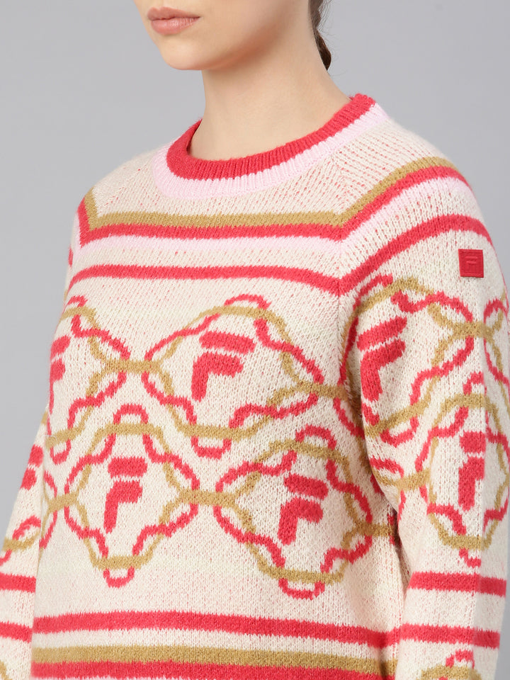 FILA Adults-Women Multicolor Sweater
