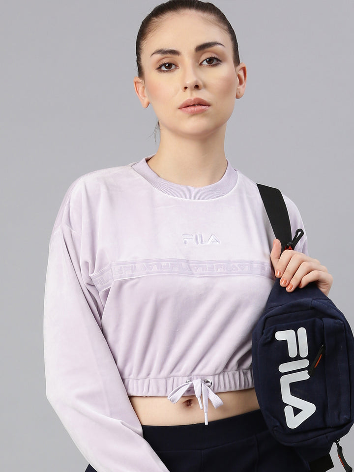 FILA Adults-Women Lavender Sweatshirts