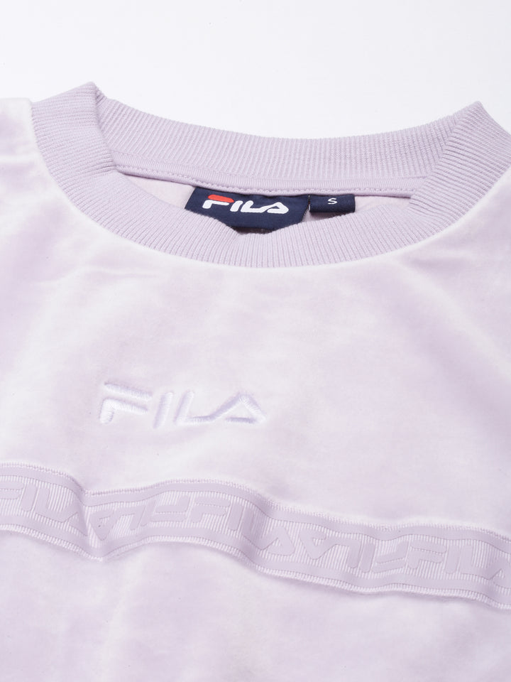 FILA Adults-Women Lavender Sweatshirts