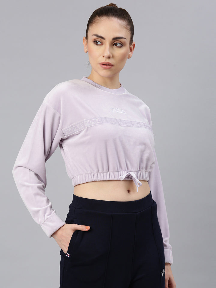 FILA Adults-Women Lavender Sweatshirts