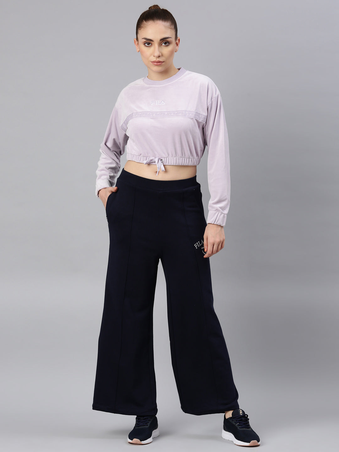 FILA Adults-Women Lavender Sweatshirts
