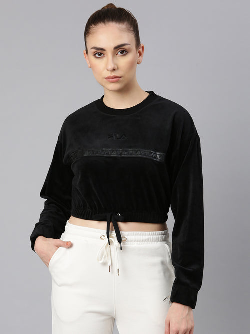 FILA Adults-Women Black Sweatshirts