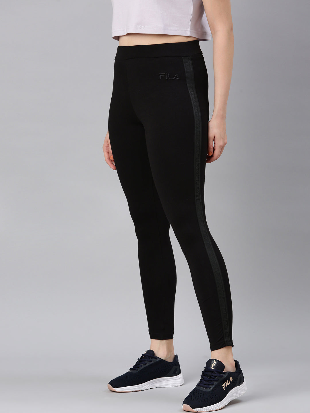 FILA Adults-Women Black Leggings
