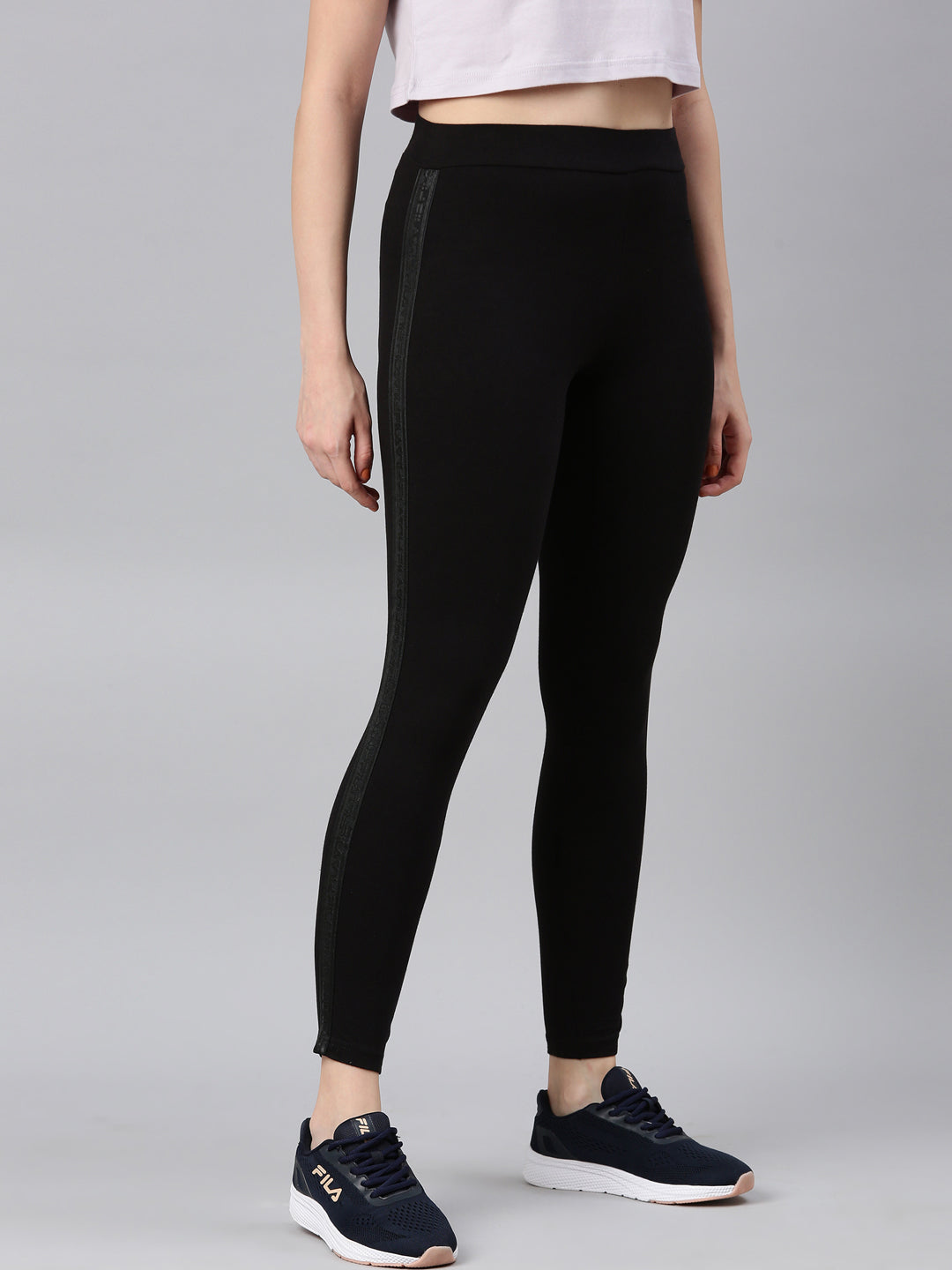 FILA Adults-Women Black Leggings
