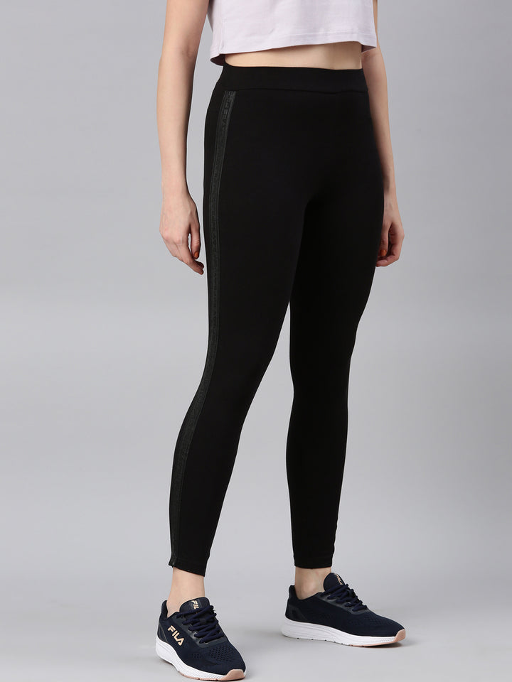 FILA Adults-Women Black Leggings