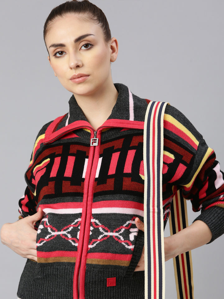 FILA Adults-Women Multicolor Sweater