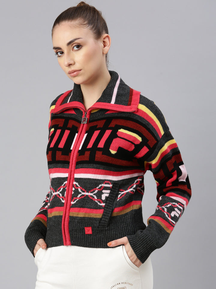 FILA Adults-Women Multicolor Sweater