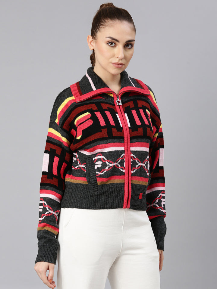 FILA Adults-Women Multicolor Sweater