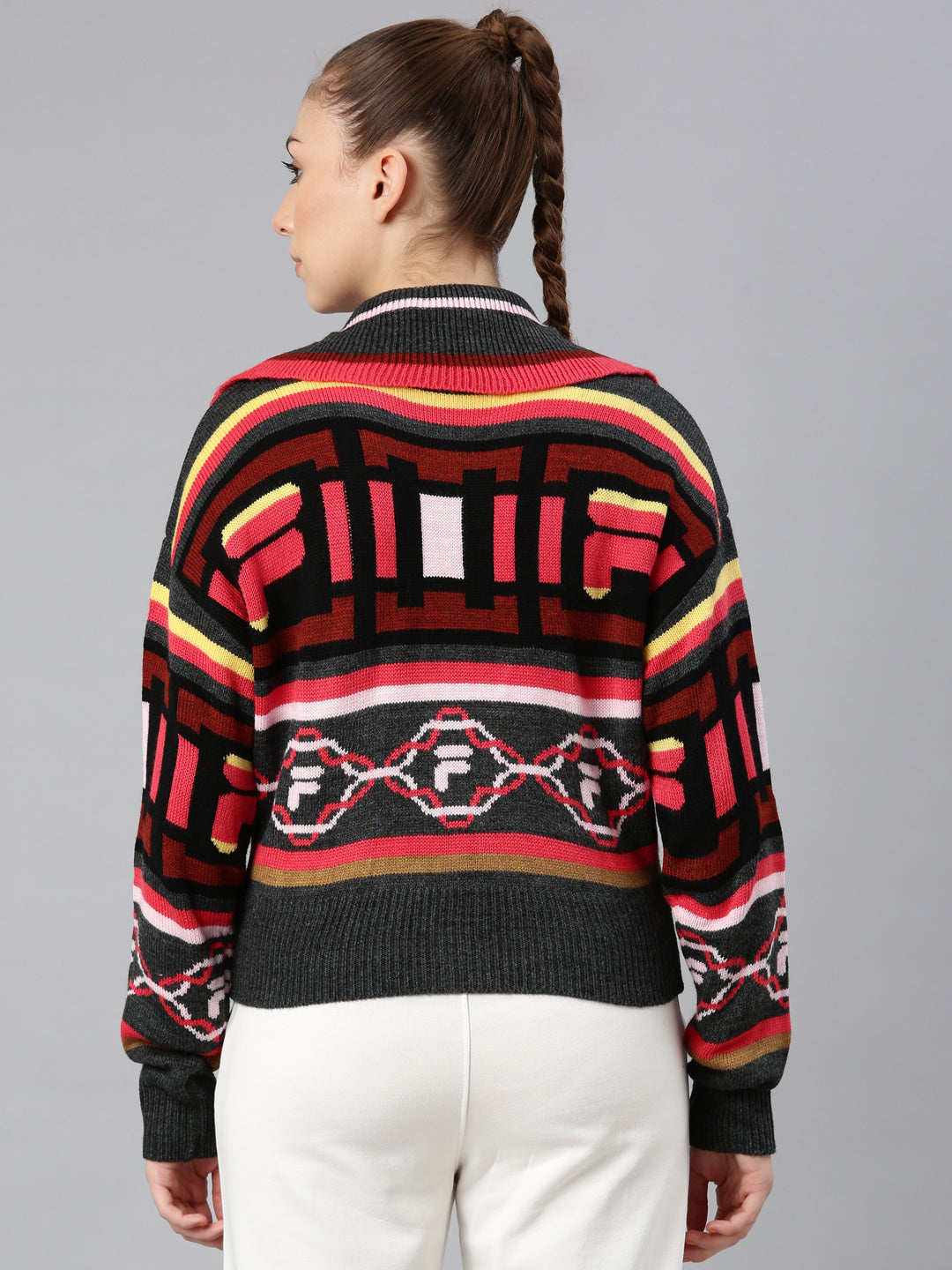 FILA Adults-Women Multicolor Sweater