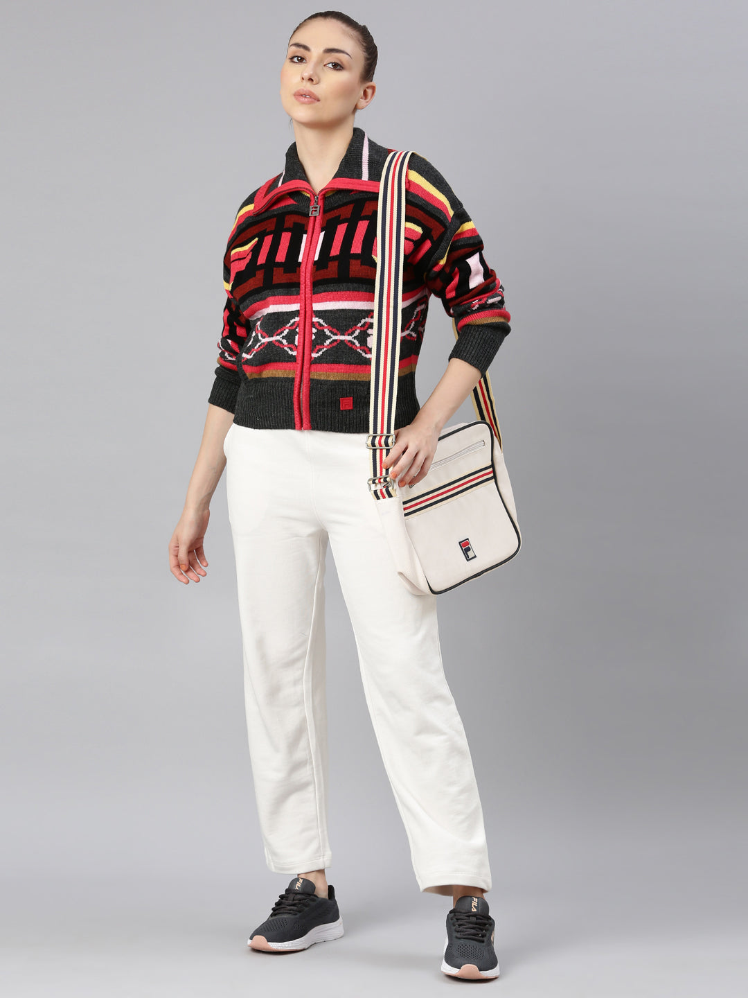 FILA Adults-Women Multicolor Sweater