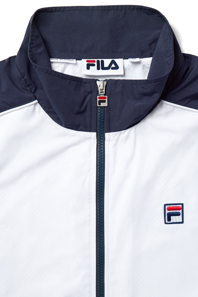 Fila Peacoat Bicolor Track Jacket With F-Box Logo On The Back