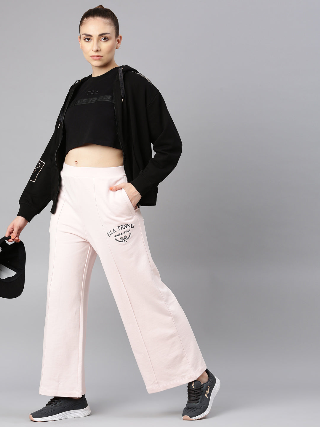FILA Adults-Women Black Sweatshirts