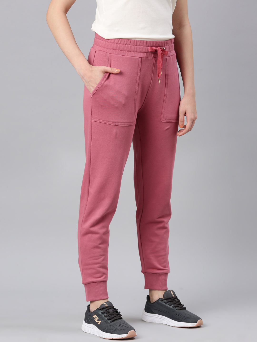 FILA Adults-Women Red Track Pants