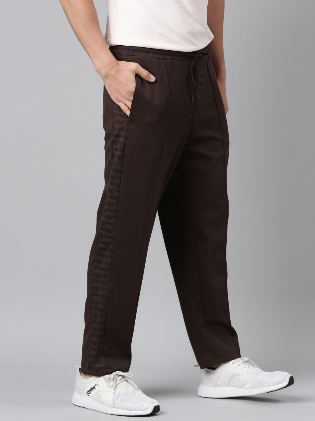 Fila Men Track Pants Gold Line