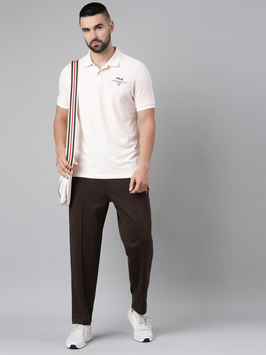 Fila Men Track Pants Gold Line