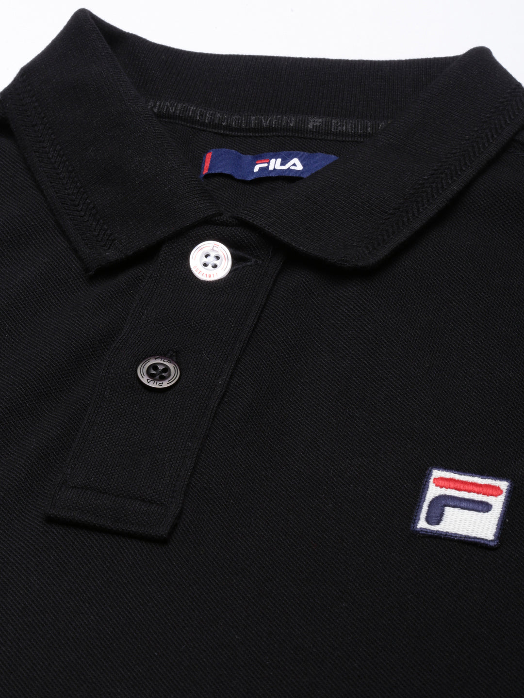 Fila Black Men Polo