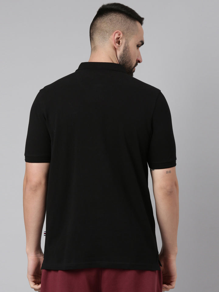 Fila Black Men Polo