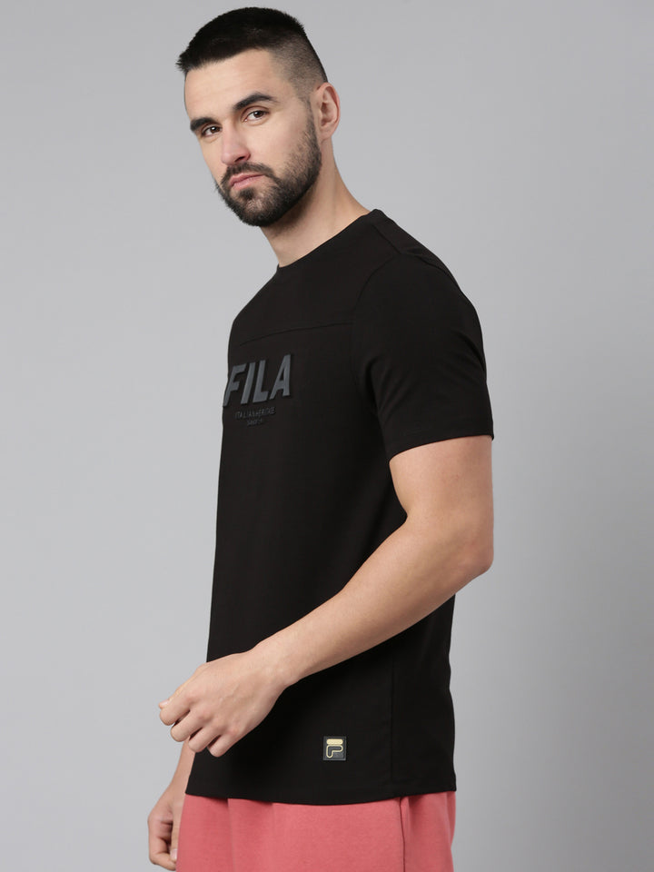 Fila Men T-Shirts Gold Line