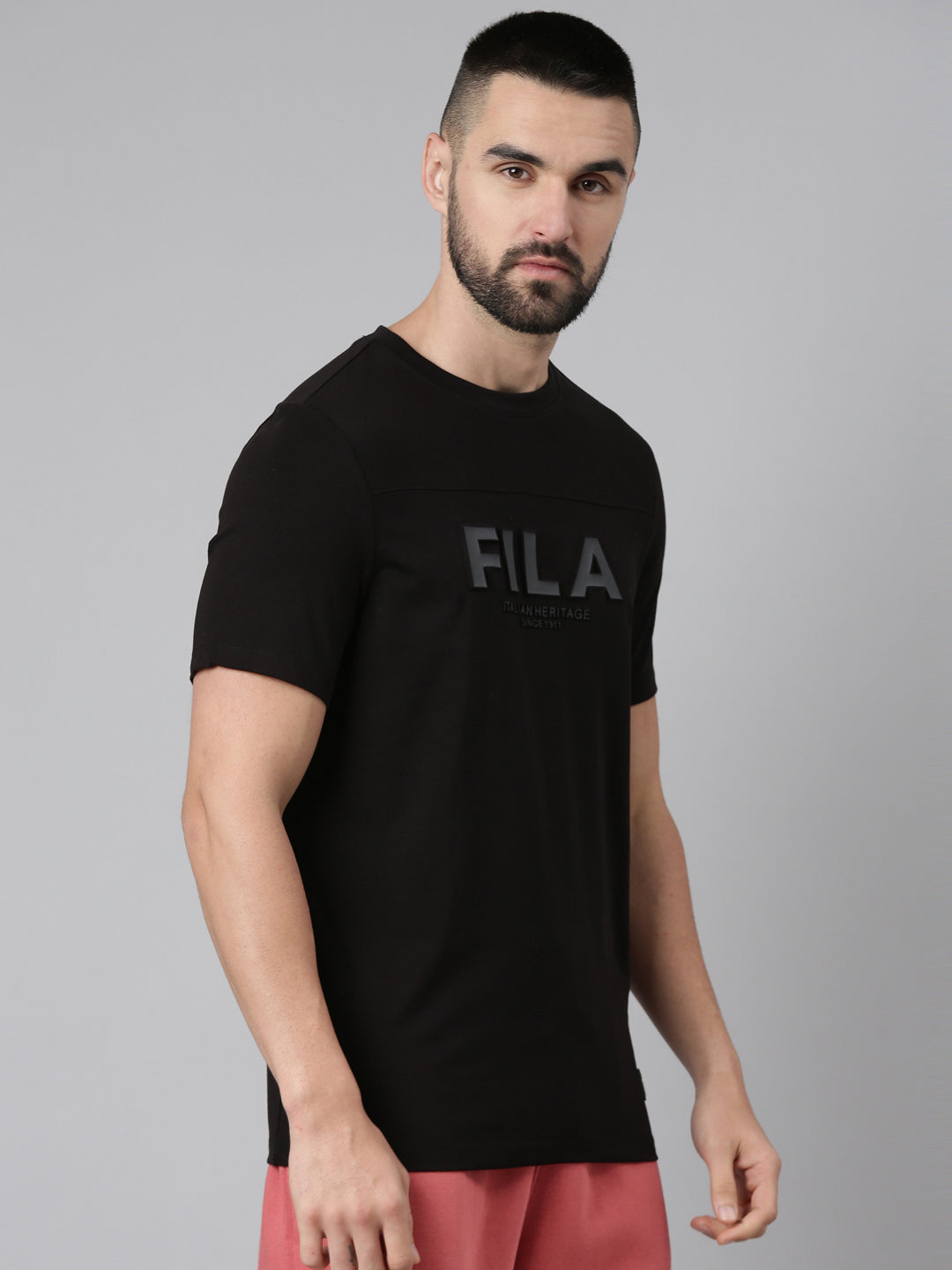 Fila Men T-Shirts Gold Line