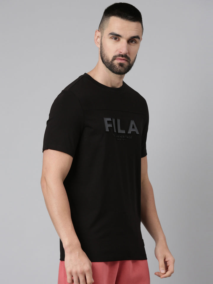 Fila Men T-Shirts Gold Line