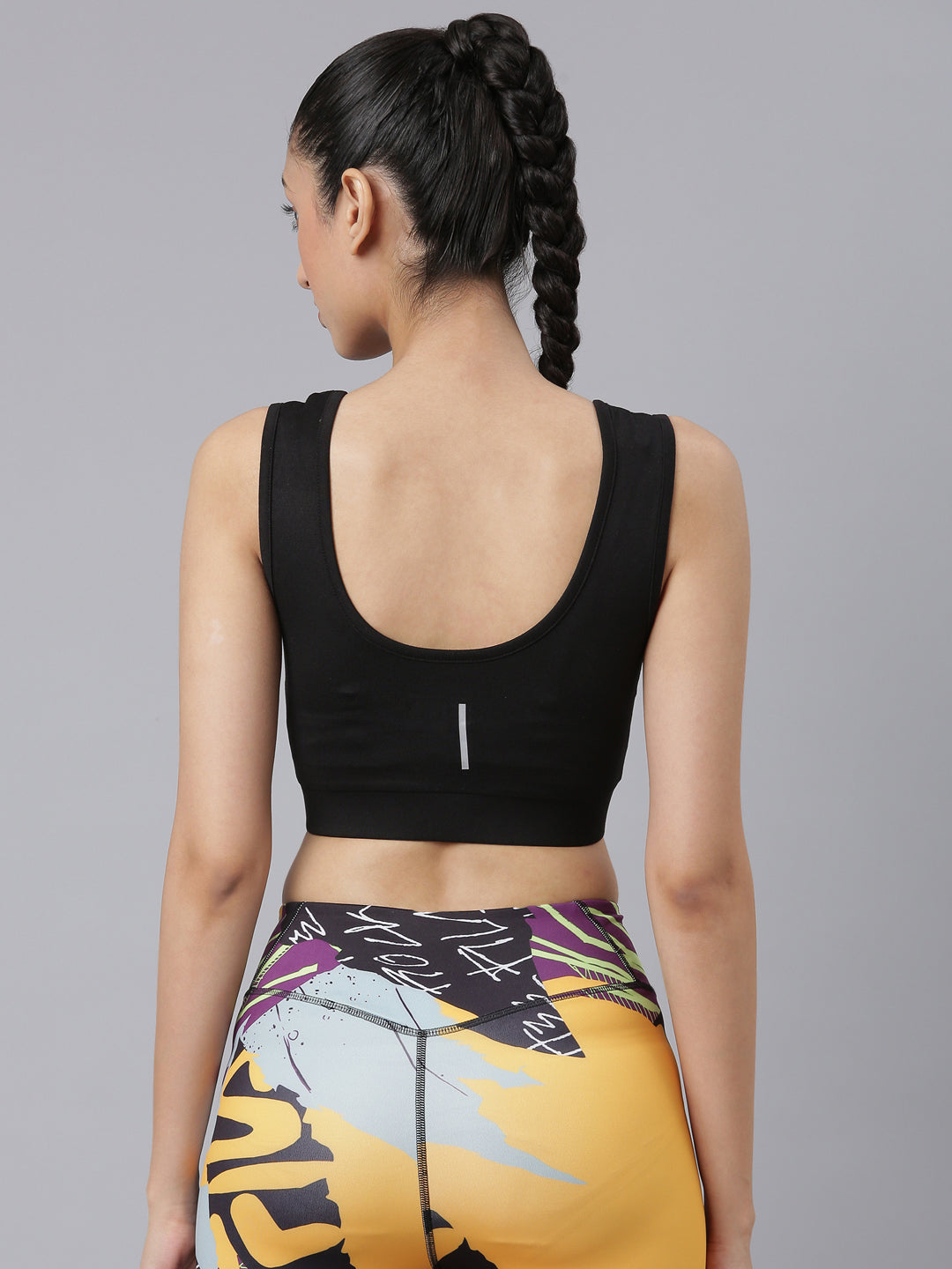 Fila Women Black Tayler Sports Bra