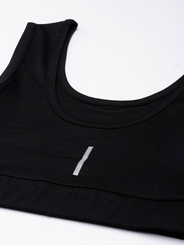 Fila Women Black Tayler Sports Bra