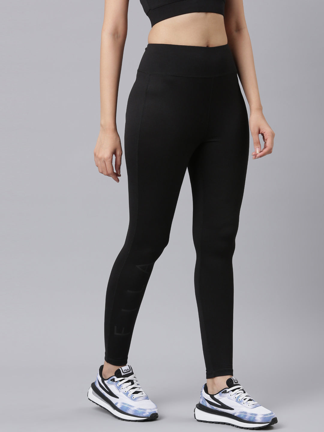 Fila Women Black Trude Women Legging