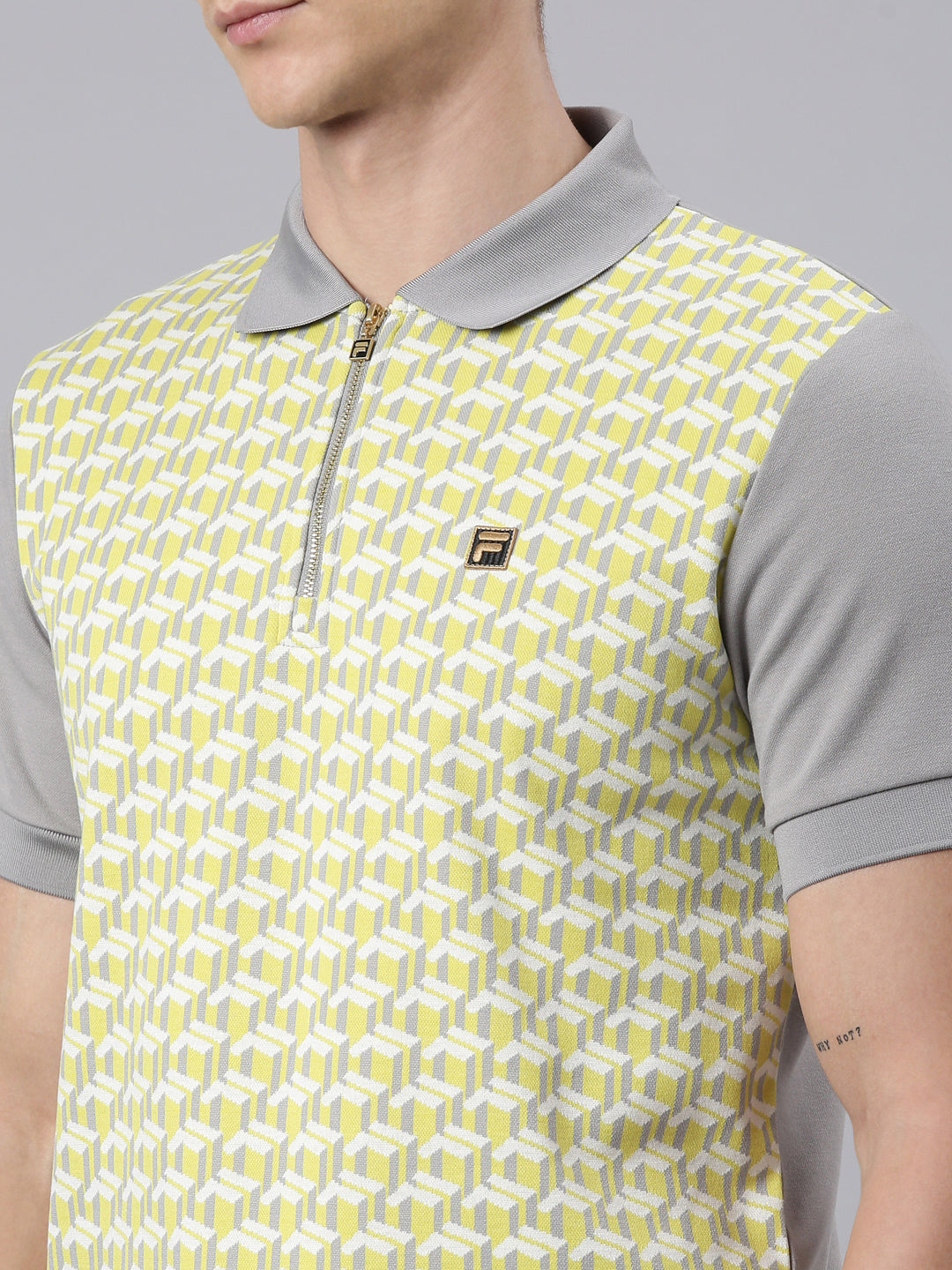 Fila Men Grey Axel Men Polo