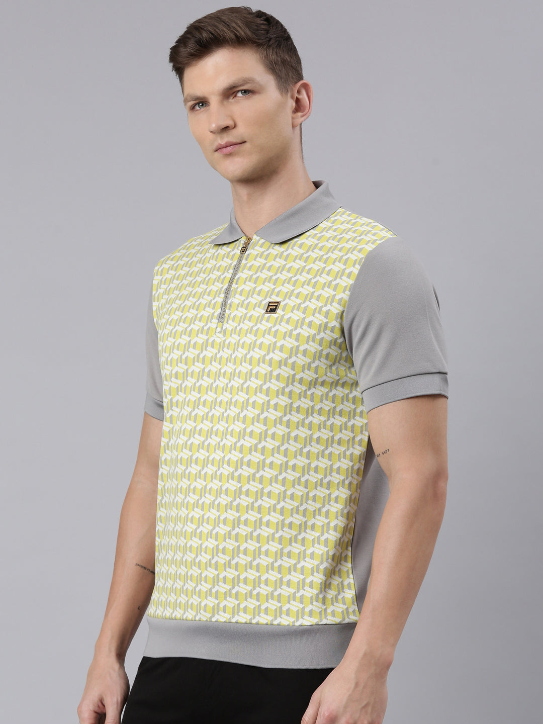 Fila Men Grey Axel Men Polo
