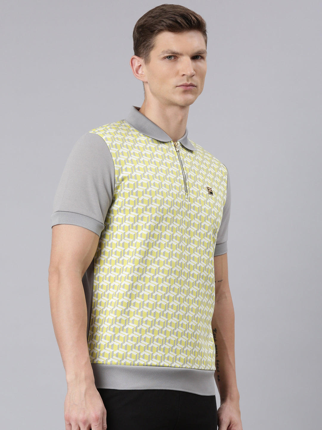 Fila Men Grey Axel Men Polo