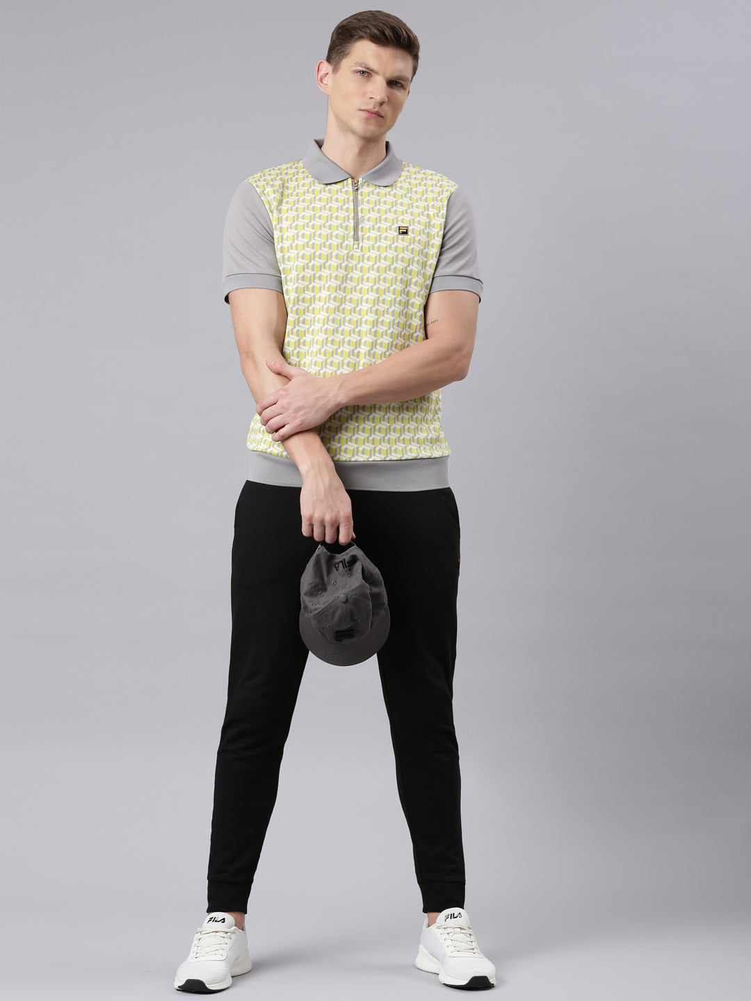Fila Men Grey Axel Men Polo