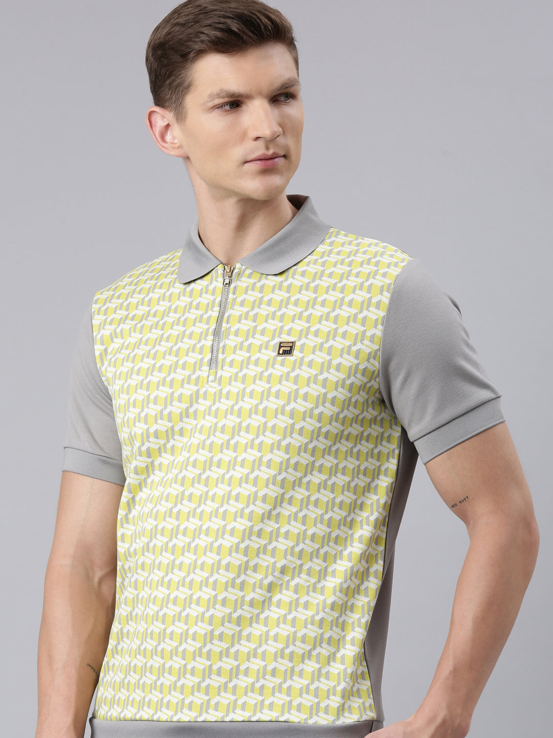 Fila Men Grey Axel Men Polo