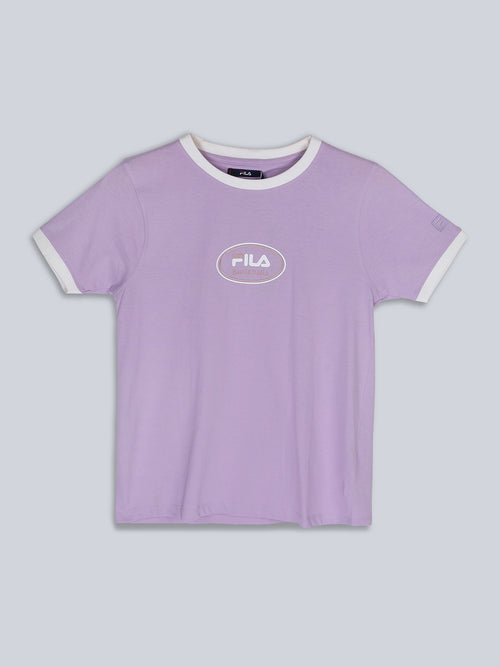 Women Lavender Top & T-Shirt Smart Fit